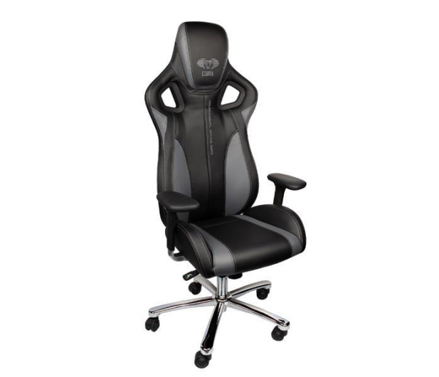 E-BLUE Fotel Gamingowy E-BLUECOBRA II czarno-szare gaming chair # - 1450939 - zdjęcie 2